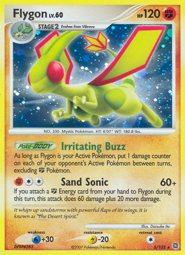 Flygon (5/132) [Diamond & Pearl: Secret Wonders] | Enigma On Main