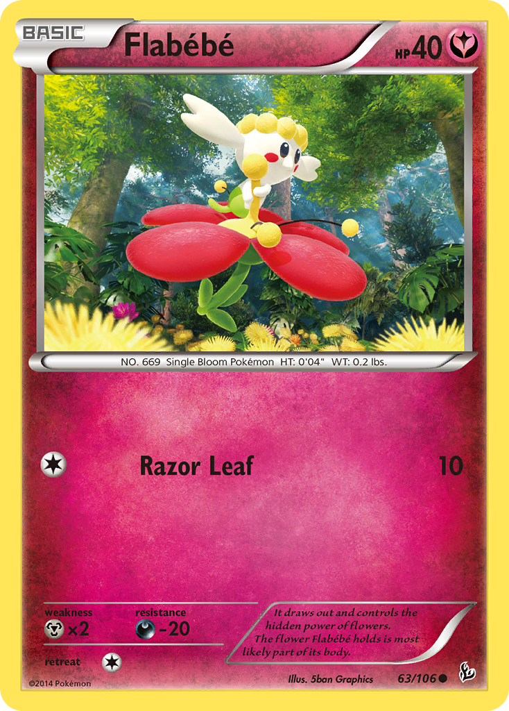 Flabebe (63/106) [XY: Flashfire] | Enigma On Main