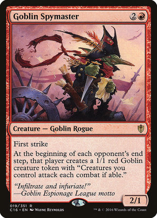 Goblin Spymaster [Commander 2016] | Enigma On Main