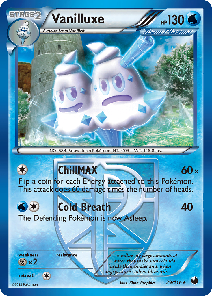 Vanilluxe (29/116) [Black & White: Plasma Freeze] | Enigma On Main