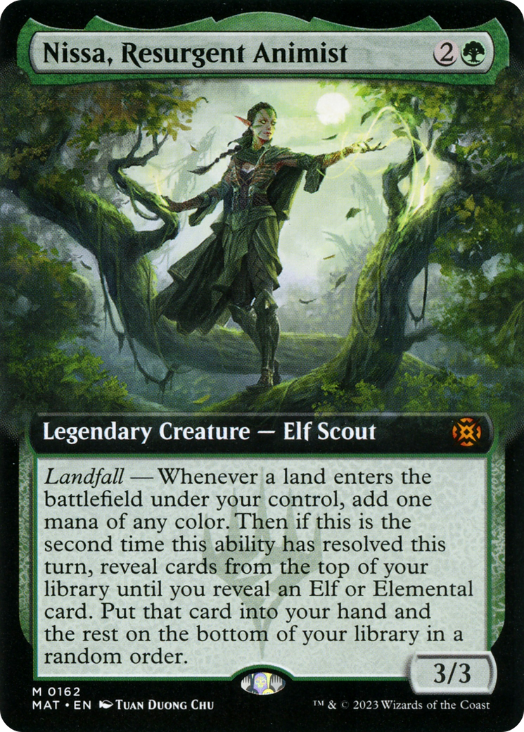Nissa, Resurgent Animist (Extended Art) [March of the Machine: The Aftermath] | Enigma On Main