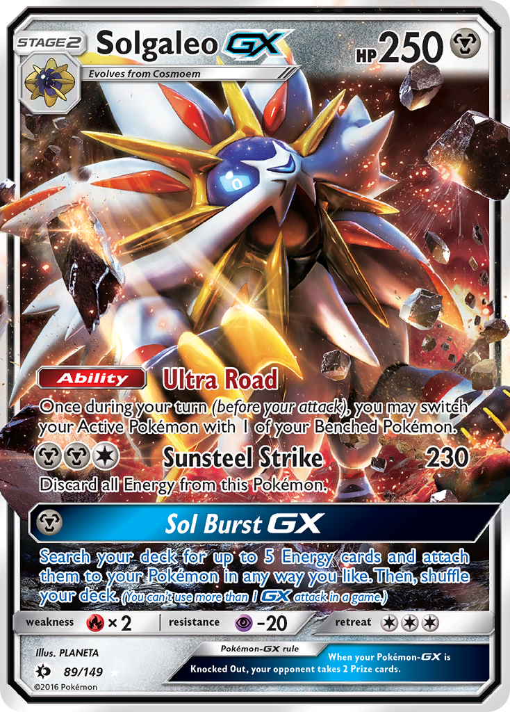 Solgaleo GX (89/149) [Sun & Moon: Base Set] | Enigma On Main