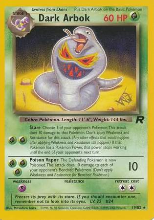 Dark Arbok (19/82) (W Stamped Promo) [Team Rocket Unlimited] | Enigma On Main