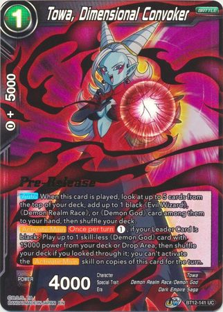 Towa, Dimensional Convoker (BT12-141) [Vicious Rejuvenation Prerelease Promos] | Enigma On Main