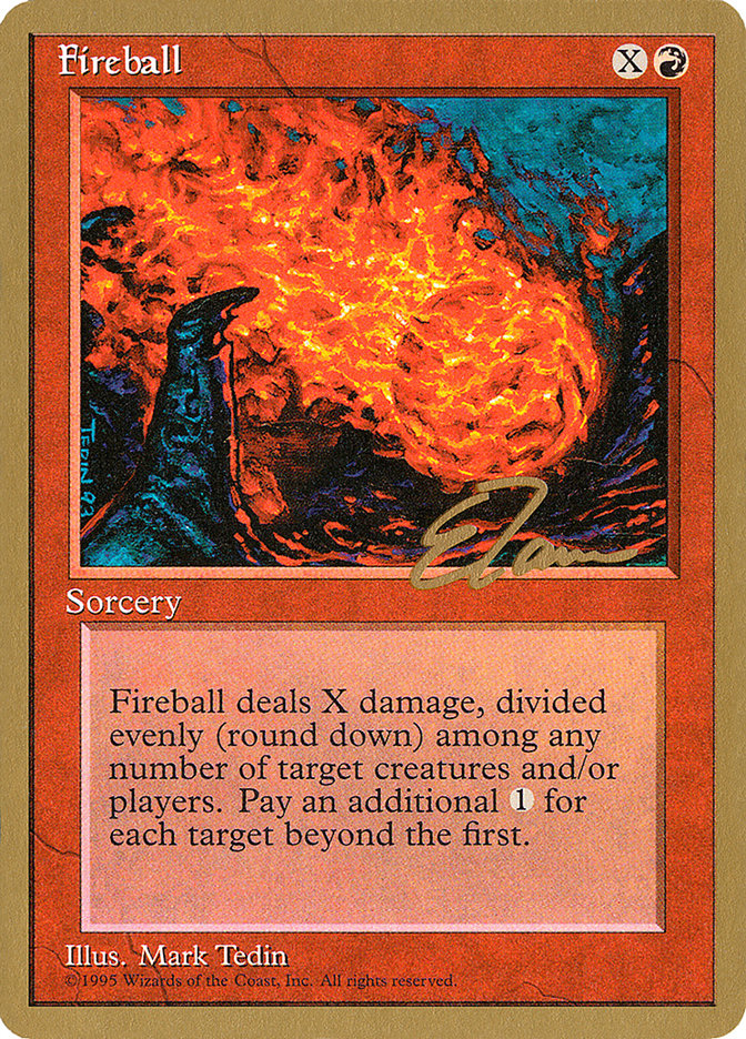 Fireball (Eric Tam) [Pro Tour Collector Set] | Enigma On Main