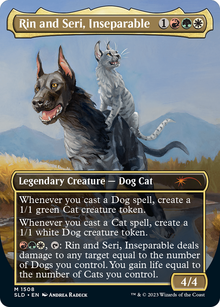 Rin and Seri, Inseparable (1508) // Rin and Seri, Inseparable [Secret Lair Commander Deck: Raining Cats and Dogs] | Enigma On Main