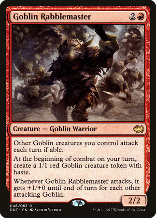 Goblin Rabblemaster [Duel Decks: Merfolk vs. Goblins] | Enigma On Main