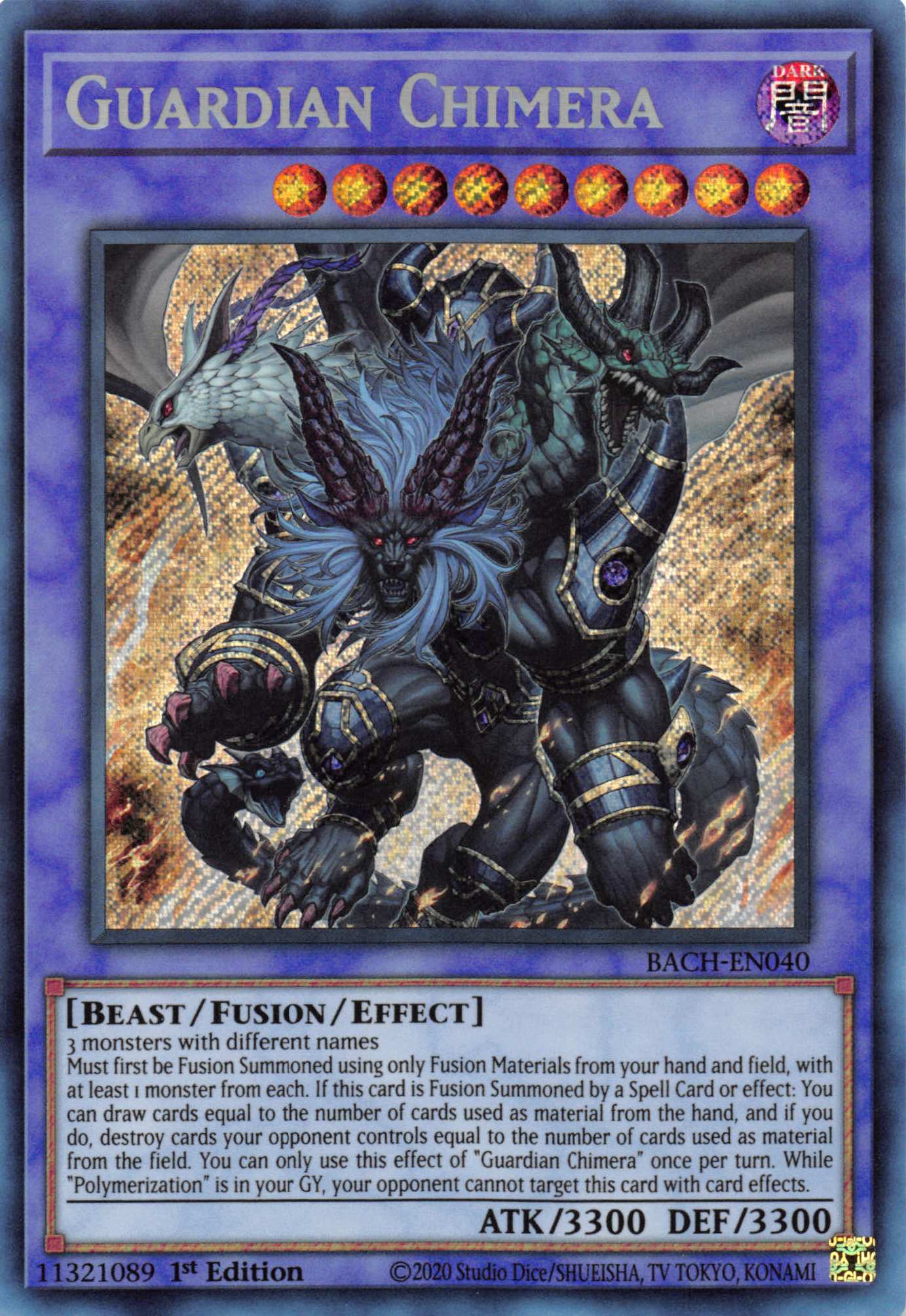 Guardian Chimera [BACH-EN040] Secret Rare | Enigma On Main