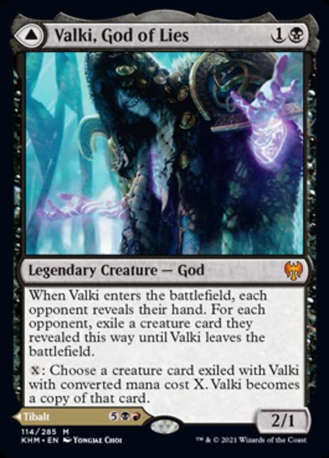 Valki, God of Lies // Tibalt, Cosmic Impostor [Kaldheim] | Enigma On Main