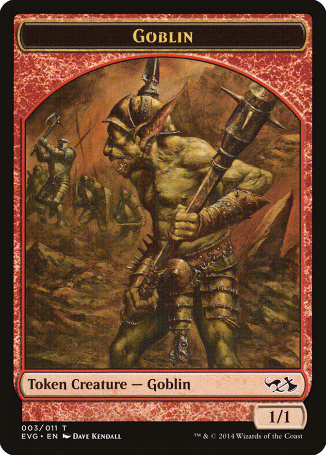 Goblin Token (Elves vs. Goblins) [Duel Decks Anthology Tokens] | Enigma On Main