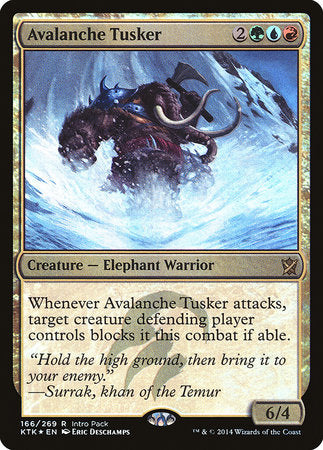 Avalanche Tusker [Khans of Tarkir Promos] | Enigma On Main