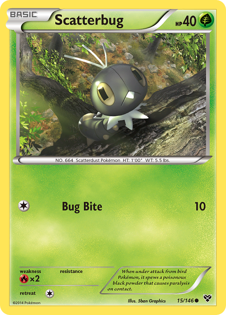 Scatterbug (15/146) [XY: Base Set] | Enigma On Main