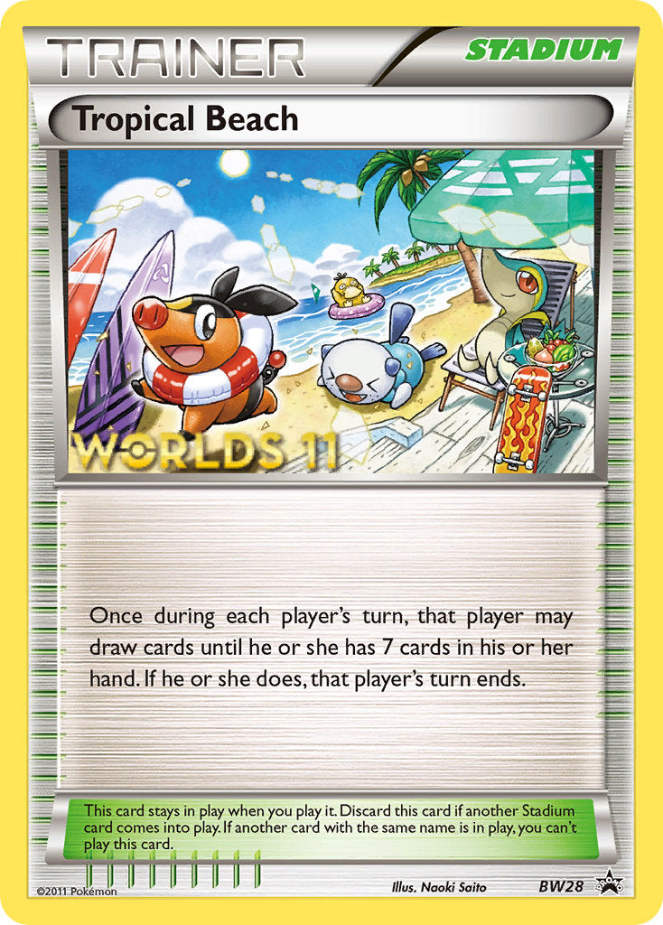 Tropical Beach (BW28) (Finalist) [Black & White: Black Star Promos] | Enigma On Main