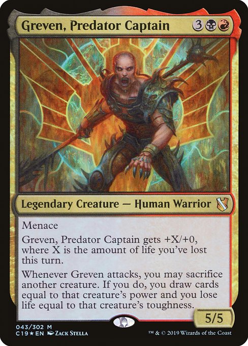 Greven, Predator Captain [Commander 2019] | Enigma On Main