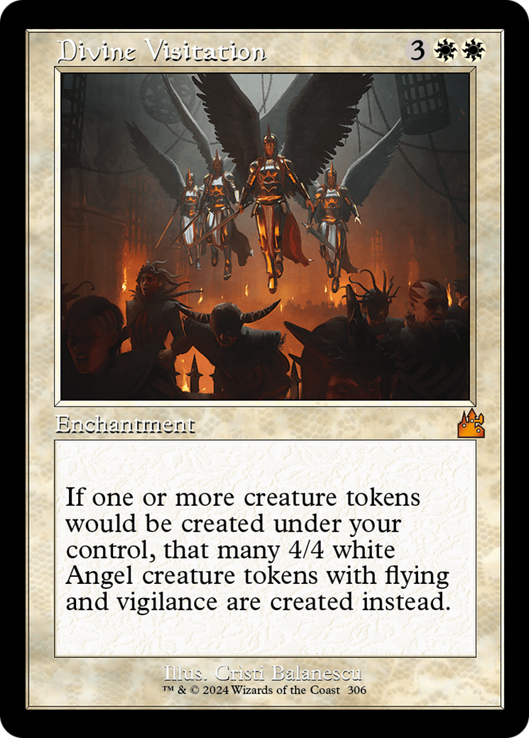 Divine Visitation (Retro Frame) [Ravnica Remastered] | Enigma On Main