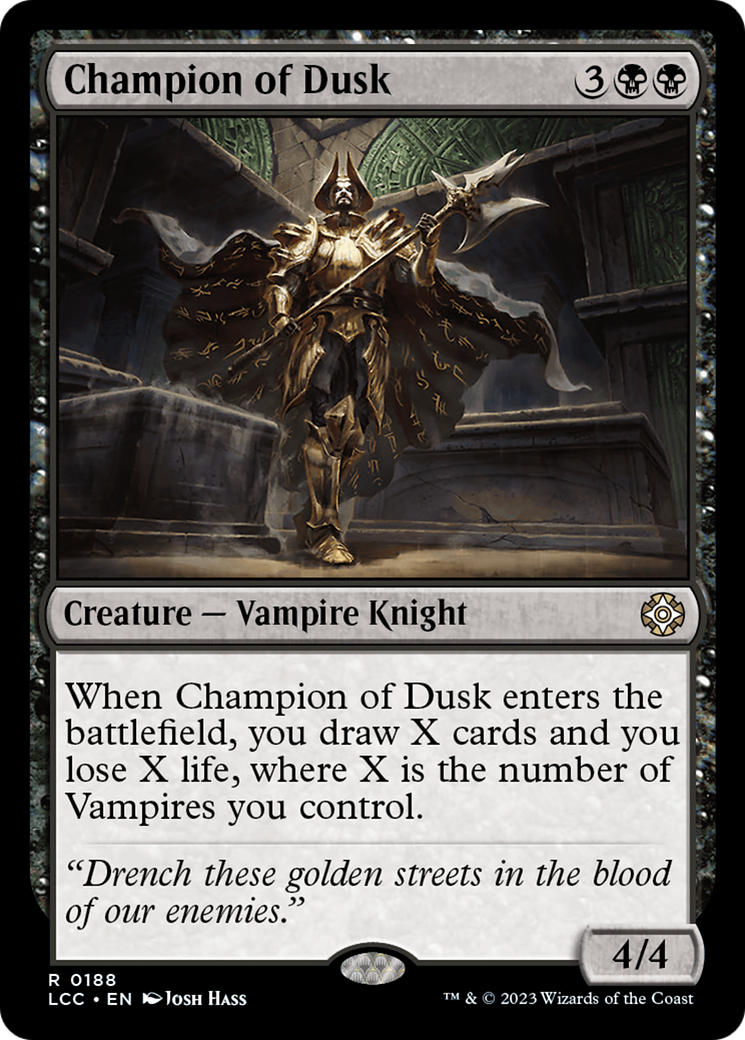 Champion of Dusk [The Lost Caverns of Ixalan Commander] | Enigma On Main