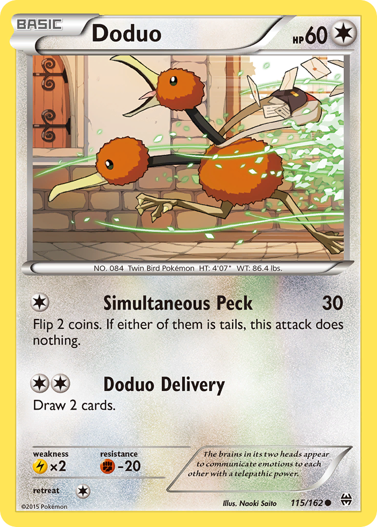 Doduo (115/162) [XY: BREAKthrough] | Enigma On Main