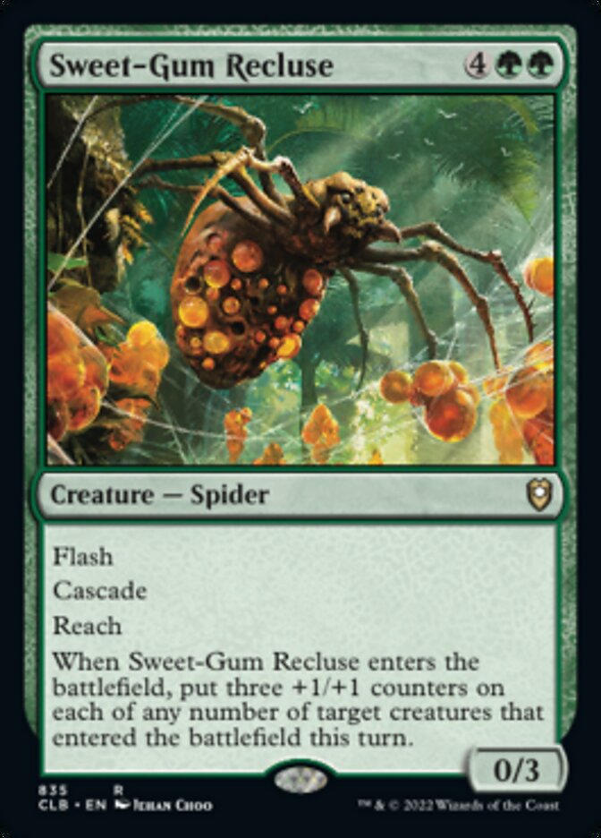 Sweet-Gum Recluse [Commander Legends: Battle for Baldur's Gate] | Enigma On Main