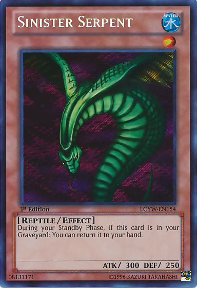 Sinister Serpent [LCYW-EN154] Secret Rare | Enigma On Main