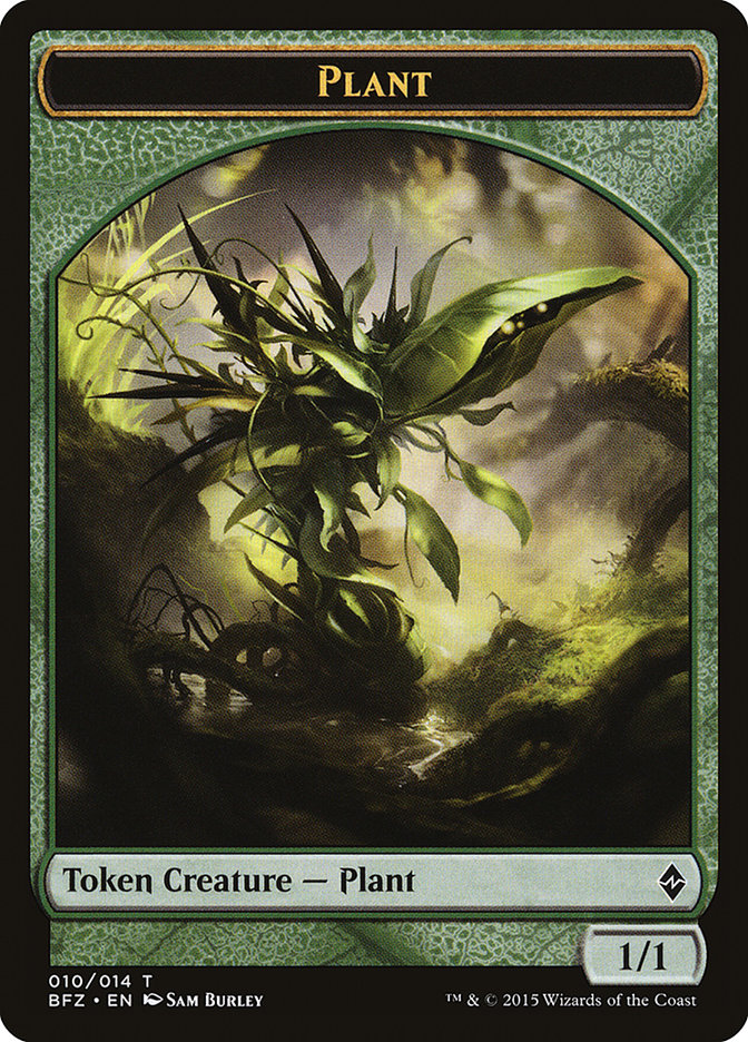 Plant [Battle for Zendikar Tokens] | Enigma On Main