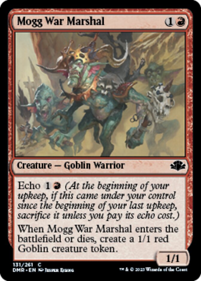 Mogg War Marshal [Dominaria Remastered] | Enigma On Main