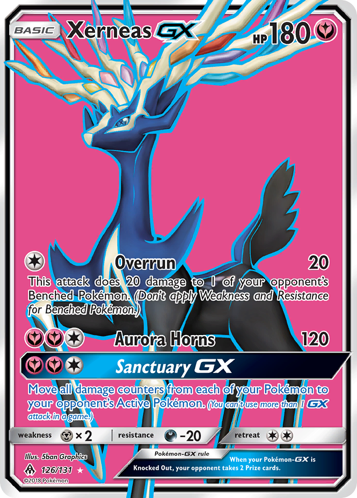 Xerneas GX (126/131) [Sun & Moon: Forbidden Light] | Enigma On Main