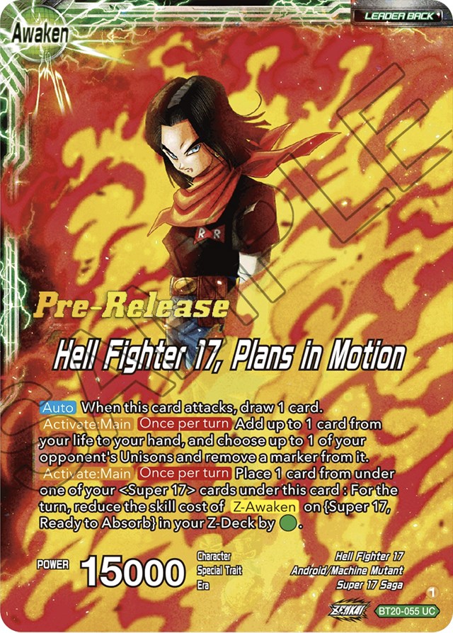 Android 20 & Dr. Myuu // Hell Fighter 17, Plans in Motion (BT20-055) [Power Absorbed Prerelease Promos] | Enigma On Main