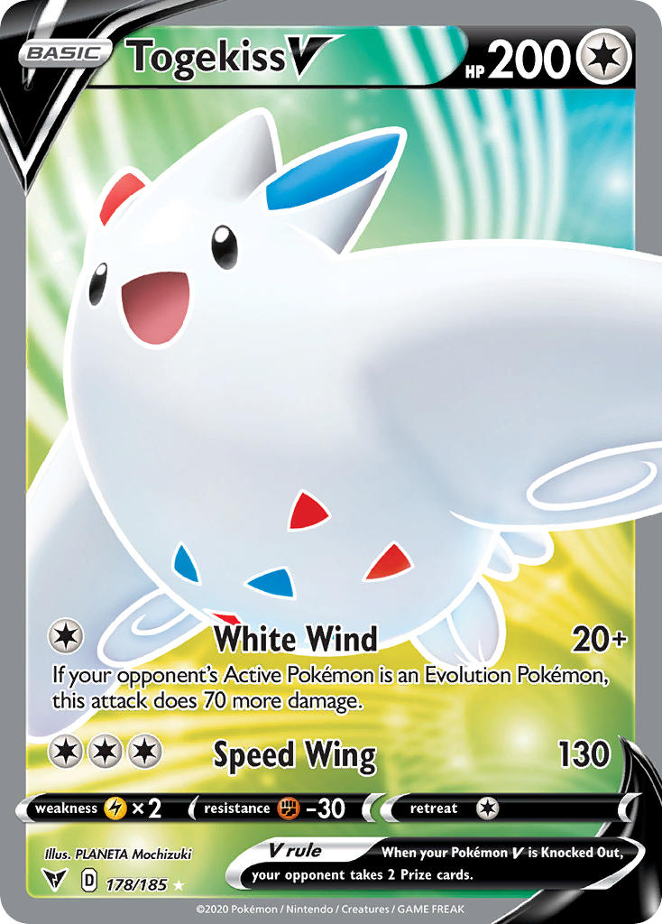 Togekiss V (178/185) [Sword & Shield: Vivid Voltage] | Enigma On Main