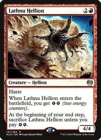 Lathnu Hellion [Kaladesh Promos] | Enigma On Main