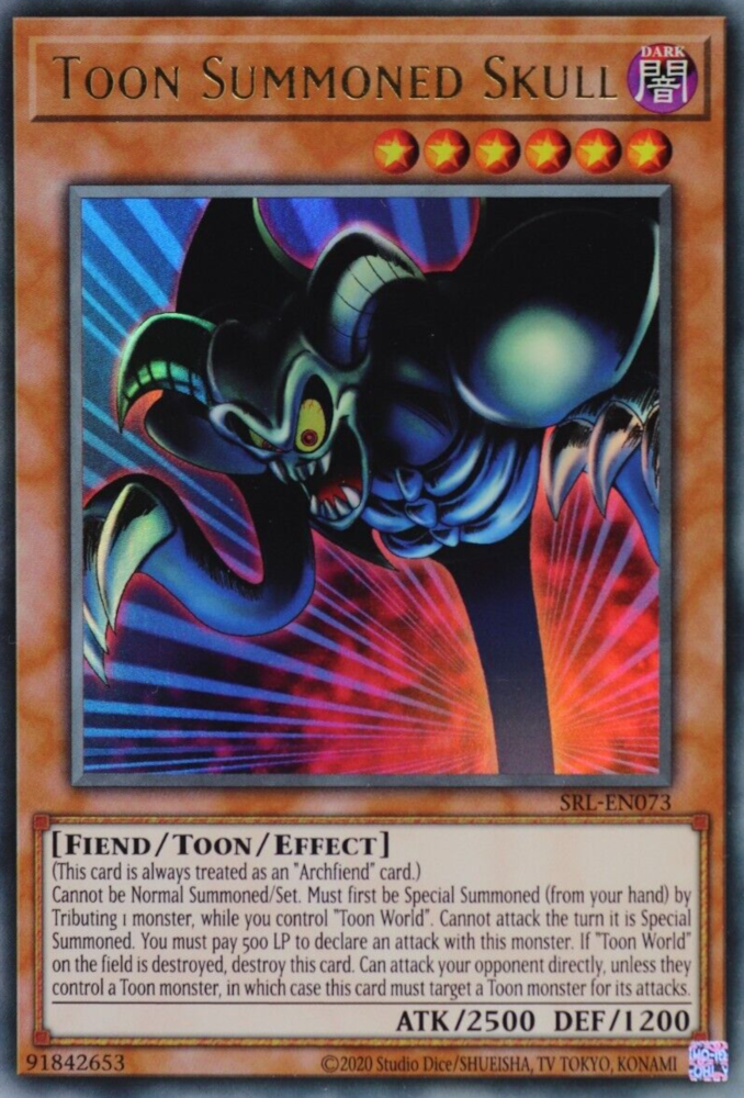 Toon Summoned Skull (25th Anniversary) [SRL-EN073] Ultra Rare | Enigma On Main