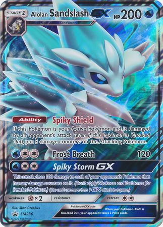 Alolan Sandslash GX (SM236) (Jumbo Card) [Sun & Moon: Black Star Promos] | Enigma On Main