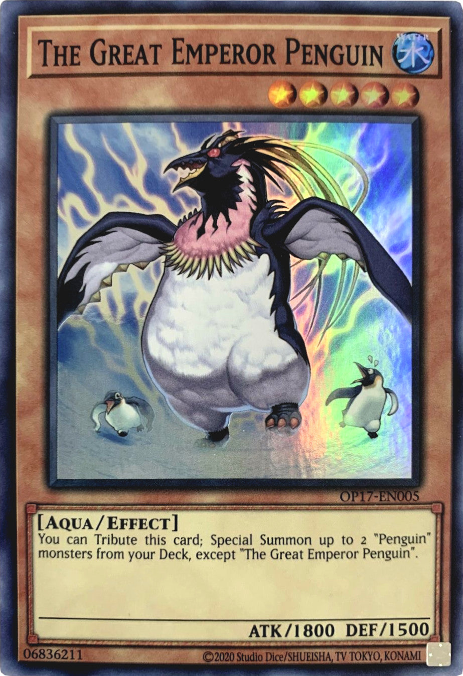 The Great Emperor Penguin [OP17-EN005] Super Rare | Enigma On Main