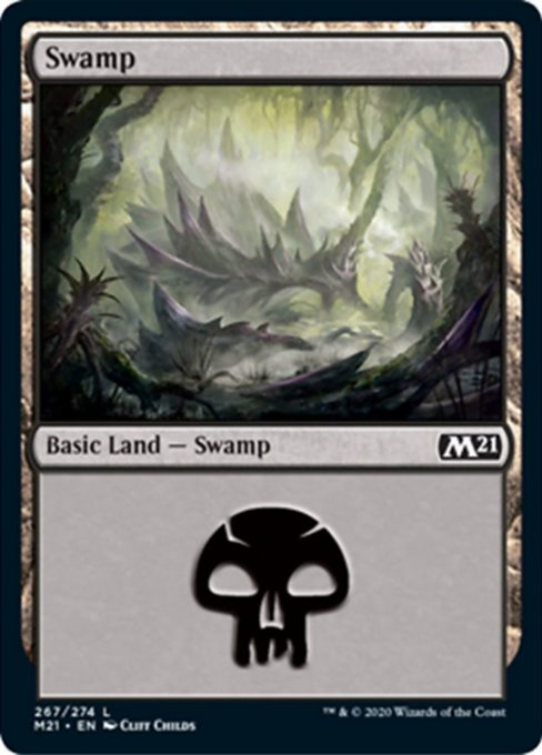 Swamp (267) [Core Set 2021] | Enigma On Main