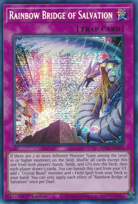 Rainbow Bridge of Salvation [MP22-EN270] Prismatic Secret Rare | Enigma On Main