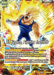 Vegeta // SS Vegeta, Fighting Instincts (Starter Deck Exclusive) (SD22-01) [Power Absorbed] | Enigma On Main