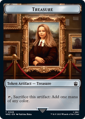 Warrior // Treasure (0028) Double-Sided Token [Doctor Who Tokens] | Enigma On Main