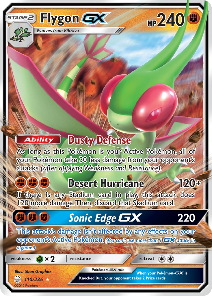 Flygon GX (110/236) [Sun & Moon: Cosmic Eclipse] | Enigma On Main