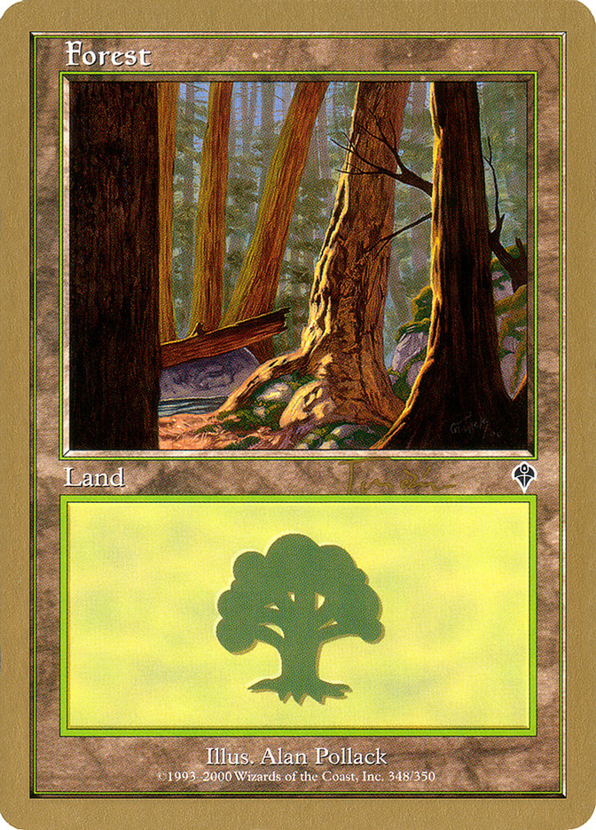 Forest (jt348a) (Jan Tomcani) [World Championship Decks 2001] | Enigma On Main