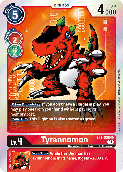 Tyrannomon [EX1-005] [Classic Collection] | Enigma On Main