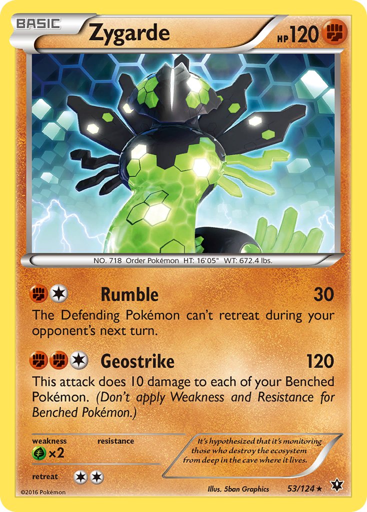 Zygarde (53/124) (Theme Deck Exclusive) [XY: Fates Collide] | Enigma On Main