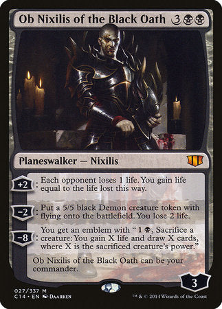 Ob Nixilis of the Black Oath [Commander 2014] | Enigma On Main