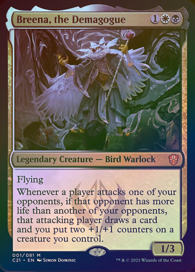 Breena, the Demagogue (Display Commander) [Commander 2021] | Enigma On Main