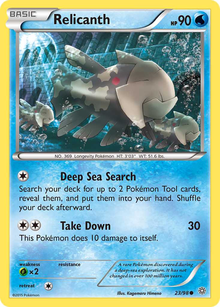 Relicanth (23/98) [XY: Ancient Origins] | Enigma On Main