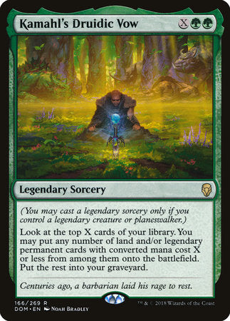 Kamahl's Druidic Vow [Dominaria] | Enigma On Main