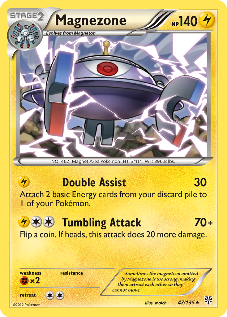 Magnezone (47/135) [Black & White: Plasma Storm] | Enigma On Main