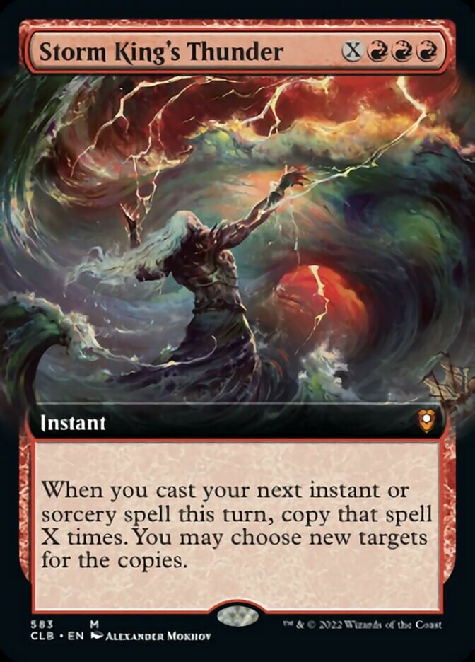 Storm King's Thunder (Extended Art) [Commander Legends: Battle for Baldur's Gate] | Enigma On Main