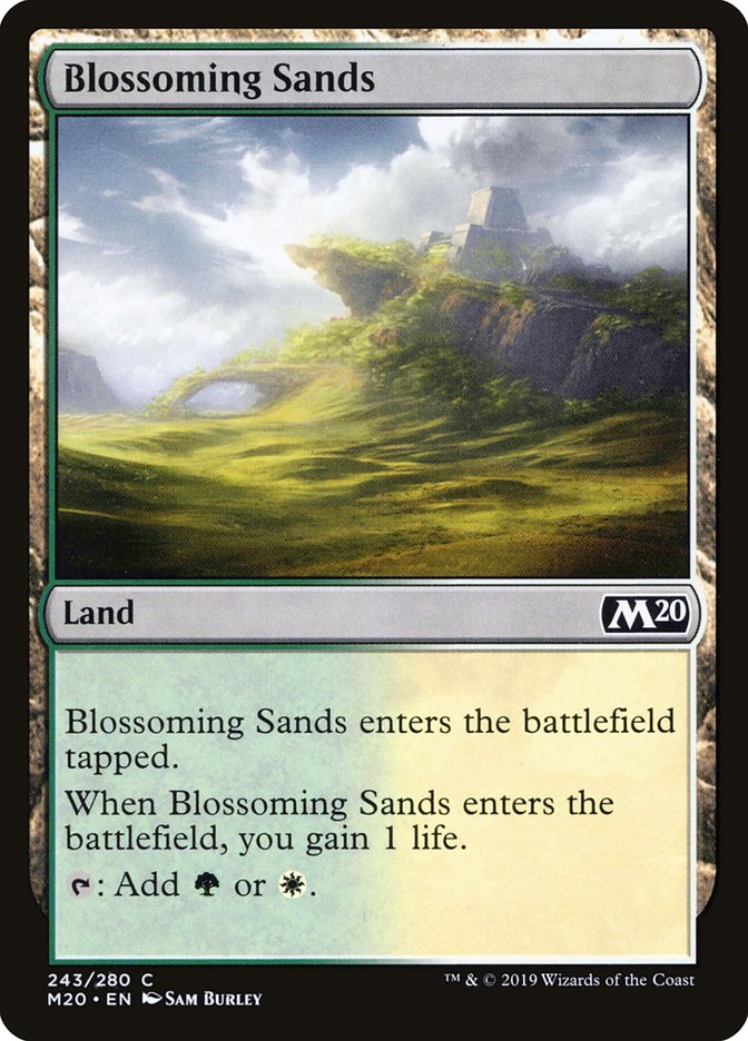 Blossoming Sands [Core Set 2020] | Enigma On Main