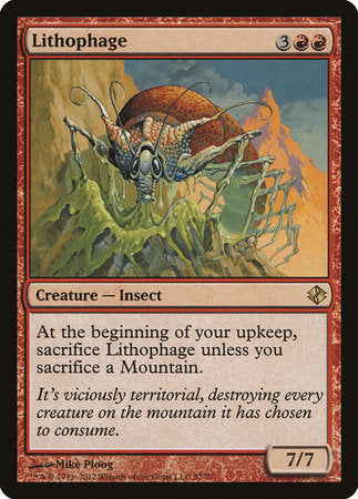 Lithophage [Duel Decks: Venser vs. Koth] | Enigma On Main