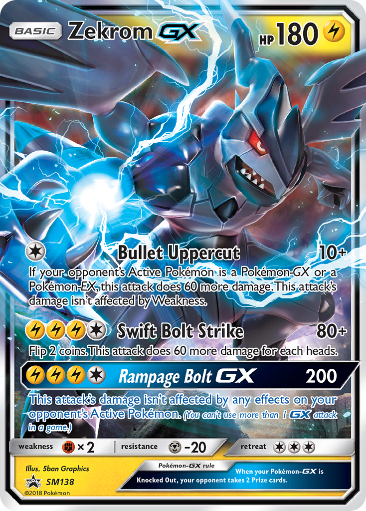 Zekrom GX (SM138) [Sun & Moon: Black Star Promos] | Enigma On Main