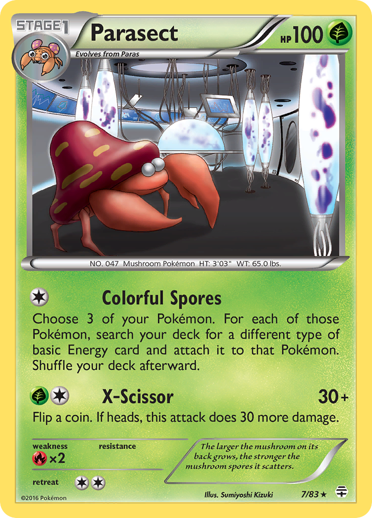 Parasect (7/83) [XY: Generations] | Enigma On Main